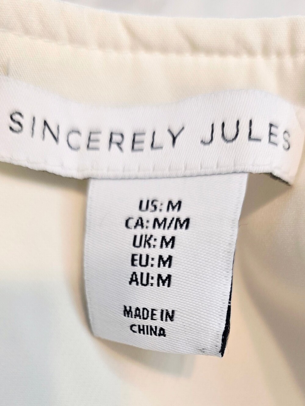 Sincerely Jules Ivory Belted Sleeveless Blazer Vest Open Front Chic Workwear - Picture 5 of 5
